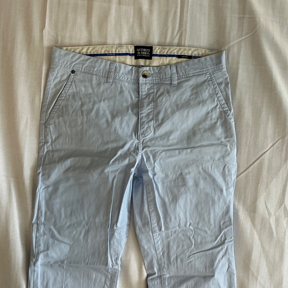 Scotch & Soda Sky Blue Chinos for Men